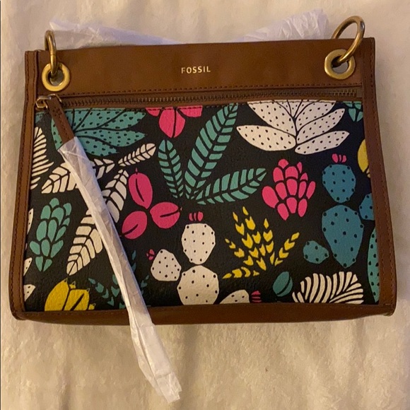 NWT Fossil Violet Crossbody Bag - Picture 6 of 10